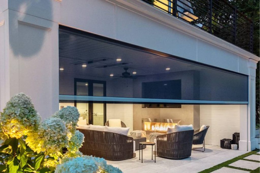 Motorized screens - central florida awnings